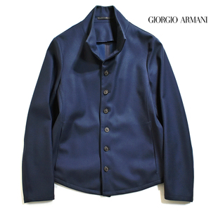 [定価30万] ジョルジオアルマーニ ARMANI 黒ラベル!! スウィングトップ ジャケット 44 メンズS 紺 ネイビー ブルゾン