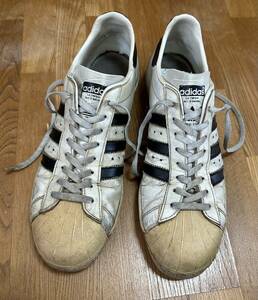 （11）80s Vintage adidas フランス製 スーパースター SUPER STAR トレフォイル ヴィンテージ オリジナル 古着