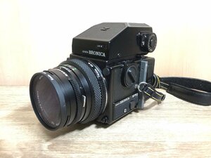 【動作未確認】Zenza Bronica ゼンザブロニカ AE-Ⅱ ZENZANON MC 1:2.8 75mm フィルムカメラ