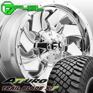 FUEL Ｄ537 Cleaver ランクル200 ダッジ ラム 20インチタイヤホイールセット ATTURO TRAIL BLADE XT 275/55R20 285/55R20 305/55R20 X/T