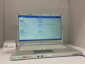 ジャンク/ Panasonic CF-LX6HDAQR Intel Core i5-7200U メモリ8.19GB HDD1TB 【G20253】