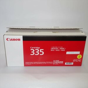 訳あり新品 CANON 国内純正トナーカートリッジ335 イエロー CRG-335YEL(T) LBP841C用