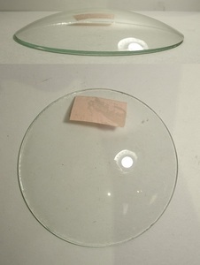 希少な球面ガラス ガラス風防 補修用部品 レターパックプラス可 0614R14Y