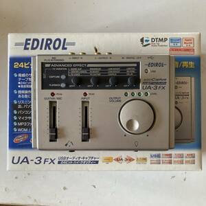 EDIROL エディロール USB オーディオインターフェース UA-3FX ジャンク扱い