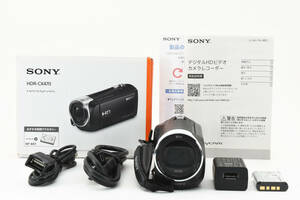 ★☆美品 SONY Handycam HDR-CX470 光学ズーム ソニー ビデオカメラ ブラック 元箱付属 #500☆★