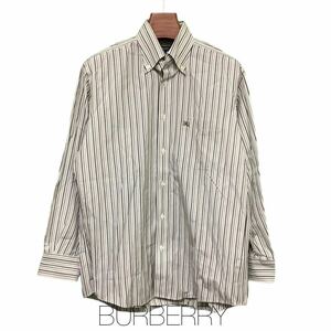 Burberry, バーバリー, シャツ,長袖シャツ ,ストライプ , 古着, 三陽商会, Mサイズ