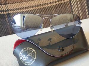 Vintage RayBan レイバン RIMLESSAVIATOR 004/7C 59サイズ メンズサングラス☆正規品☆