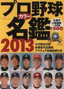 プロ野球カラー名鑑２０１３ Ｂ．Ｂ．ＭＯＯＫ／ベースボール・マガジン社