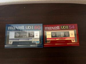 新品未使用 送料無料 カセットテープ maxell マクセル UDI 60 ud2 54 全3個 昭和レトロ