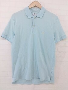 ◇ Brooks Brothers ブルックス ブラザーズ 半袖 ポロシャツ サイズM ブルー メンズ P