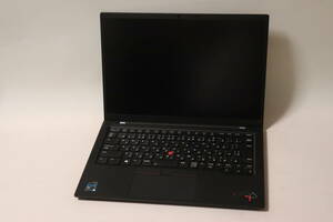 m636. Lenovo / ThinkPad X1 Carbon / 20XXCTO1WW / Core i5-1135G7 / 16GBメモリ / SSDなし / 通電確認・ジャンク
