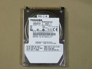 修理用 希少 東芝製車載用HDD MK8050GACE ZH07・77～VH09・99用　2022年4月更新最終版