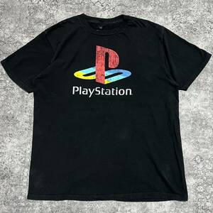 00s PlayStation プレイステーション Tシャツ プレステ 企業T バンドT ブラック 2000年代 ヴィンテージ ビンテージ vintage