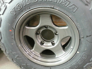 ランクル70 BRADREY V YOKOHAMA GEOLANDAR X-AT 265/75R16　5本セット