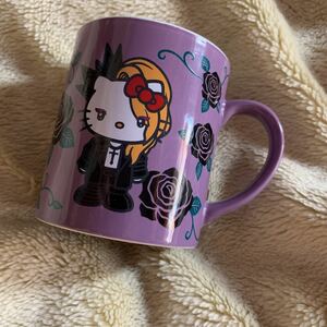 新品限定ヨシキ×ハローキティコラボマグカップ！YOSHIKITTY★X JAPAN ヨシキ HELLO KITTY ヨシキティ エックスジャパンYOSHIKI★サンリオ