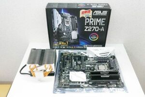 ASUS マザーボード PRIME Z270-A CPU Intel i7-7700K メモリ DDR4 8GBx2枚 計16GB CPUクーラー セット　動作確認済み！ A482