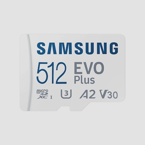 送料無料★サムスン エボブラスmicroSD SDXC U3 Class10 A2メモリーカード SDアダプター付(512GB)