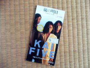 【8cmCDシングル】嵐の明日 / 甲斐よしひろ and KAI FIVE
