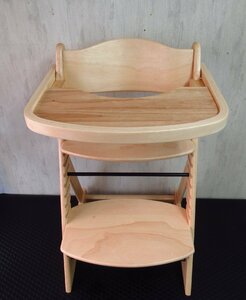 美品 ｜木製ベビーハイチェア｜KATOJI カトージ ｜チャイルドチェア 子供用椅子　高さ調整可能