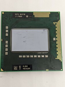 Intel Core i7 740QM 4コア 2.9GHz TDP 45W Socket G1 PGA988A モバイル用CPU