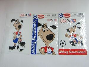 1994 サッカー ワールドカップ アメリカ大会 下敷き ステッカー FIFA World Cup USA Pencil board Shitajiki Sticker