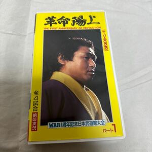 革命陽上 天龍プロジェクト WAR 日本武道館 パート1 プロレス VHS
