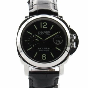 パネライ ルミノール マリーナ ブランドオフ PANERAI ステンレススチール 腕時計 SS/革 中古 メンズ
