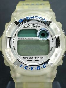 超美品 箱付き CASIO カシオ G-SHOCK ジーショック I.C.E.R.C イルカクジラ会議 DW-9200K-2 デジタル 腕時計 イエロー スケルトン 樹脂製
