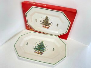 NIKKO Christmastime Large Platter ニッコー クリスマス ラージプレート 長期保管品 ☆ちょこオク☆80