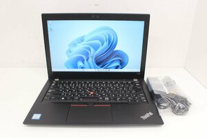 ThinkPad X280 第8世代 Core i5 8250U /8GB/SSD256GB/12.5フルHD /Wi-Fi/USB3.1Type-C/webカメラ/Windows11 Pro☆