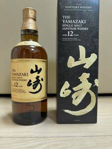 1円スタート　【SUNTORY 山崎12年 700ml 43% 】未開栓/未開封/シングルモルト/ウイスキー/箱付/サントリー/YAMAZAKI/SINGLE MALT