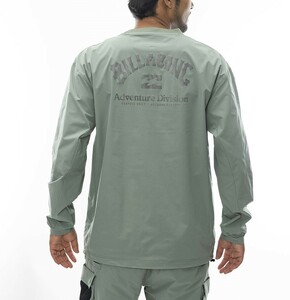 ★送料無料★2024春夏 新品【BILLABONG/ビラボン】【A/Div.】 UTILITY LS TEE ラッシュガード 水陸両用ロンT SAG メンズXL BE011-866