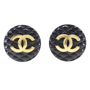 CHANEL シャネル ココマーク イヤリング 金メッキ×プラスチック 約21g レディース【I111624060】中古