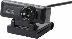 ◎2945-2948 高精細Full HD対応500万画素Webカメラ UCAM-C750FBBK （ブラック）