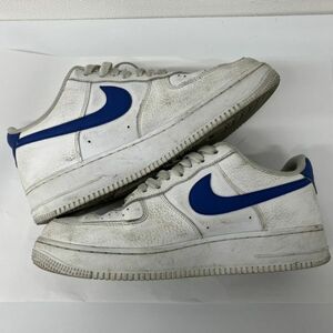 H001-SG3-171 NIKE ナイキ スニーカー Air Force 1 エアフォース1 靴 27.5cm DM2845-100 白×青 シューズ