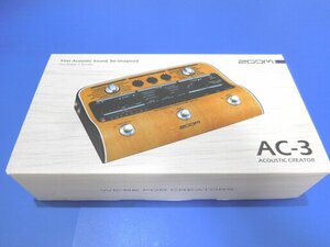 ●ZOOM AC-3 ●Acoustic Creator アコースティックギター用 プリアンプ●中古