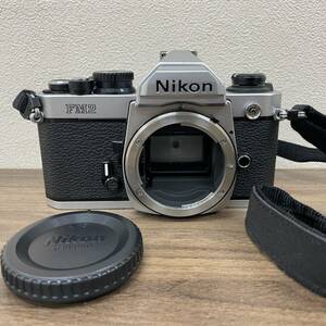 [S3-17]【動作確認済】Nikon ニコン NEW FM2 ボディ シルバー マニュアルフォーカス フィルムカメラ 一眼レフ N7698922