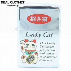 ZIPPO/ジッポー 招き猫 Lucky Cat 鏡面加工 1993年製 /LPL