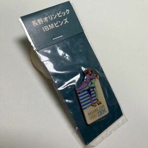 1998年長野オリンピック　IBMピンズ　NAGANO 新品　★送料84円★ 五輪ピンバッジ　ペアフィギュア