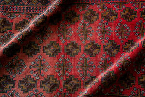 ￥30,000→18,000 スペシャル価格 155×91cm 手織り 絨毯 カーペット ヴィンテージ ラグ ペルシャ絨毯 アウトレット