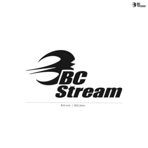 【BC-STREAM】ビーシーストリーム★04★ダイカットステッカー★切抜きステッカー★JPN2★8.0インチ★20.3cm