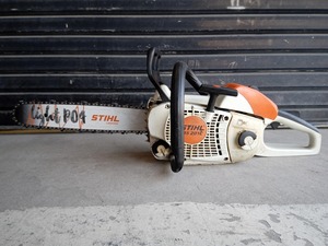 中古品 STIHL スチール 350mm プロフェッショナル エンジン チェンソー MS201C