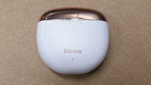 【USED】 Baseus Bluetooth 完全 ワイヤレス イヤフォン 充電ケース のみ w2tws ホワイト