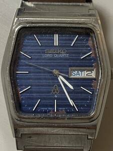 SEIKO セイコー 本物 人気 ヴィンテージ ロードクォーツ7853-5020/純正ブレスレット付 メンズ腕時計 稼働品