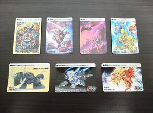 SDガンダム カード　30th Anniversary　7種【非売品】カードダス