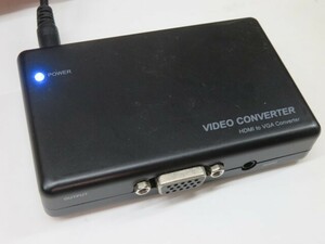 ☆TEC THDMIVG VIDEO CONVERTER HDMI to VGA アダプター付き USED 94405☆！！