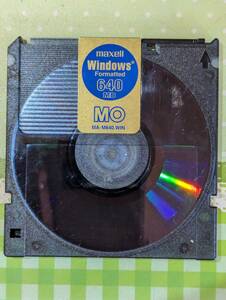 中古品 日立マクセル 3.5インチMOディスク 640MB 4枚 現状品