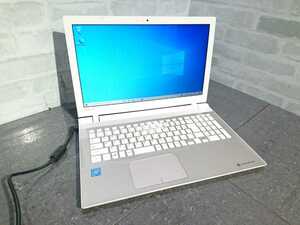 【中古動作品】管J74 TOSHIBA dynabook T45/UG CPU celeron 3215U HDD1TB、メモリー2GB、バッテリー有り、クリーンインストール済み