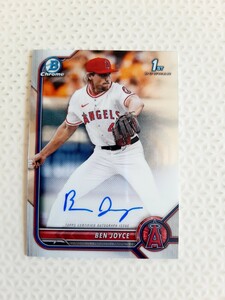 topps 1stBOWMAN ベン　ジョイス直筆サイン