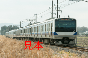 鉄道写真データ（JPEG）、00040445、E531系（K416編成）、JR常磐線、友部〜内原、2013.03.14、（7247×4837）